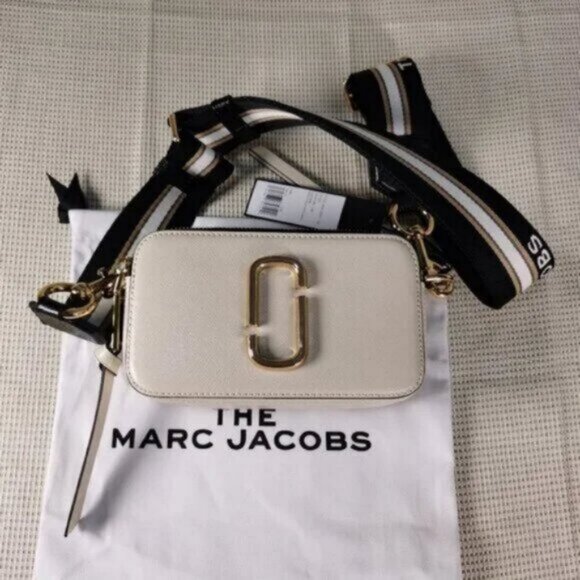 Marc Jacobs Snapshot Cloud White Multi Crossbody Bag